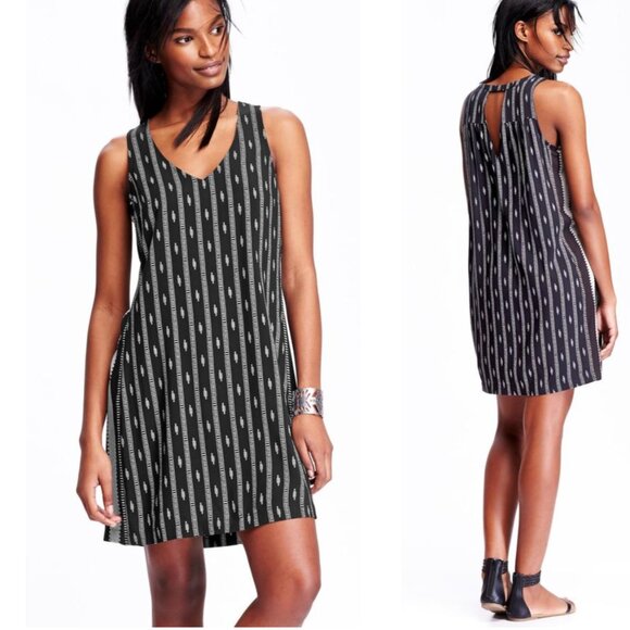 Old Navy Mixed Print Shift Dress szL - Picture 11 of 11